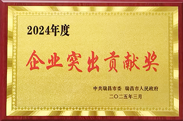 2025年3月10日,瑞昌市召开全市经济高质量发展大会,表彰2024年度先进单位和个人,江西亚东获颁“2024年度企业突出贡献奖”。 2025年3月10日,瑞昌市召开全市经济高质量发展大会,表彰2024年度先进单位和个人,江西亚东获颁“2024年度企业突出贡献奖”。